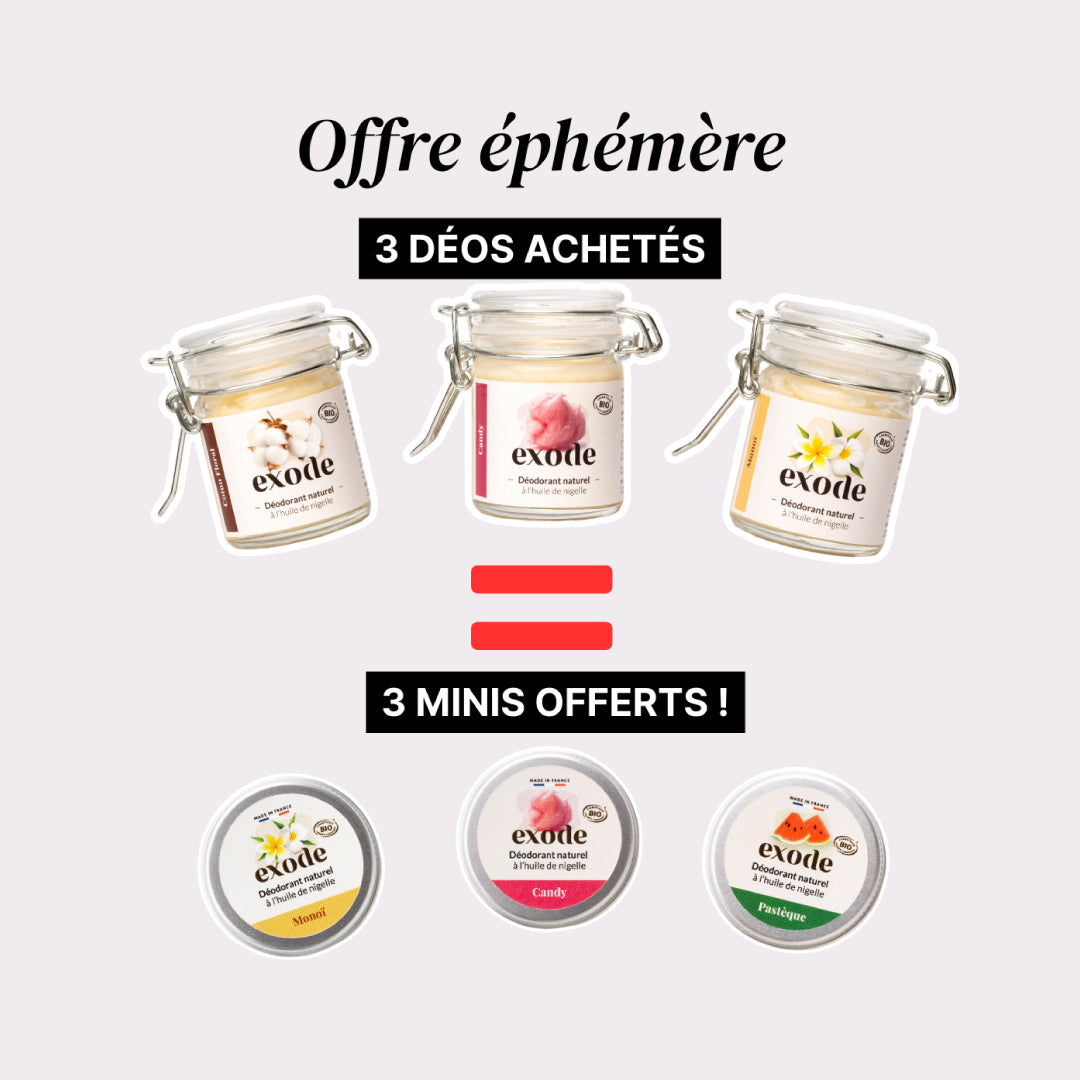 Pack 3+3 nigelle - Déodorants