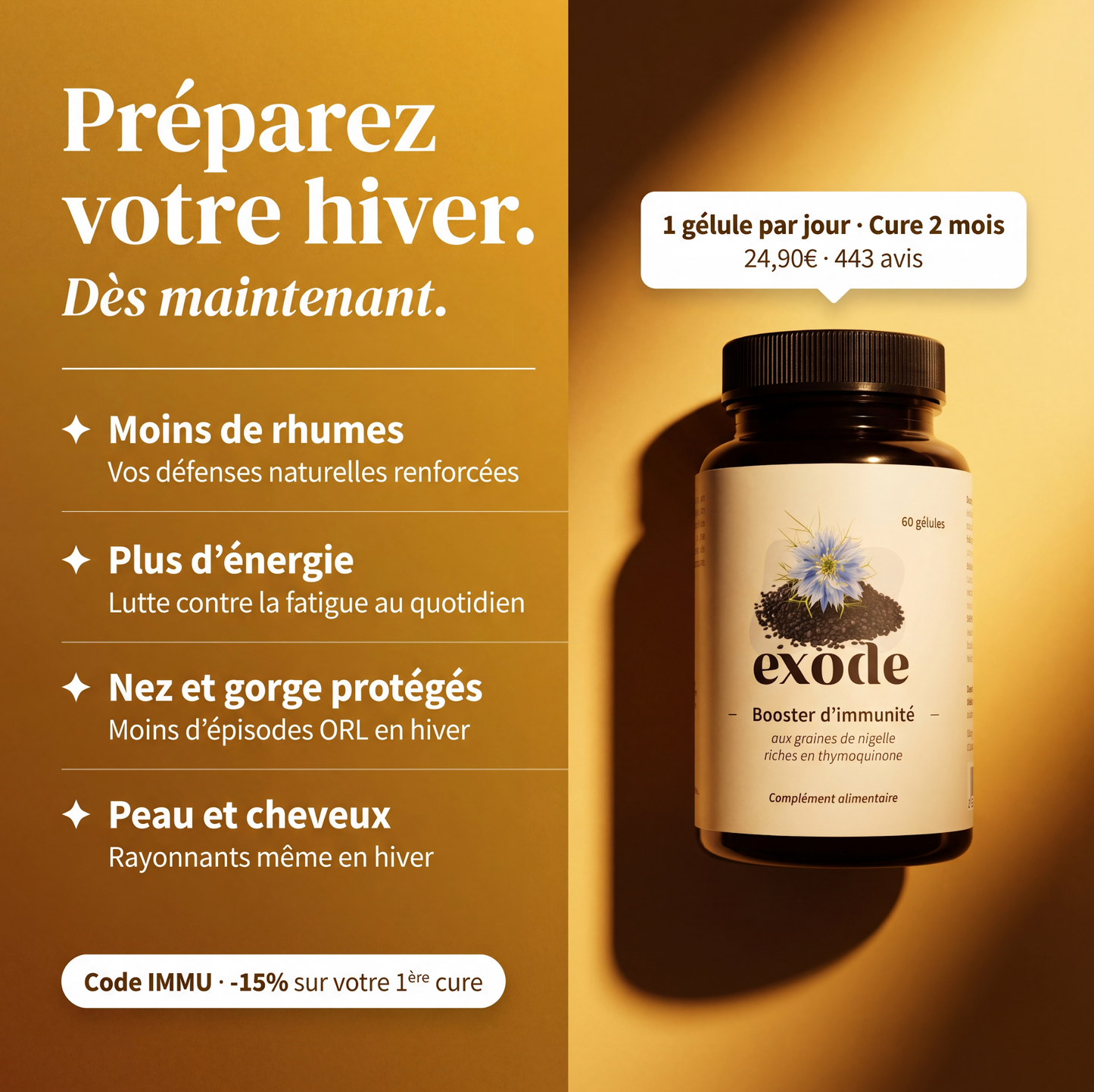 Gélules de nigelle
