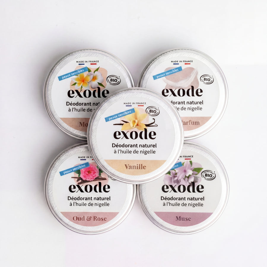 Pack Mini Déodorants x5 - Peau sensible